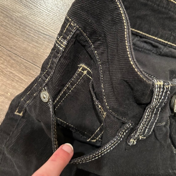 **** Women’s 22 corduroy size 28 pants - Picture 3 of 4
